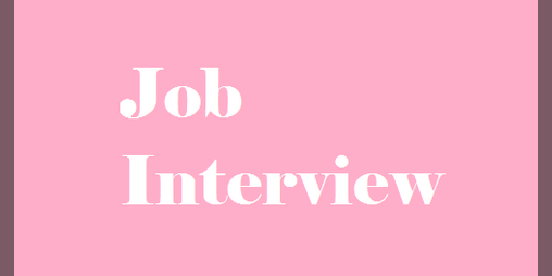 Cover image for job interview!