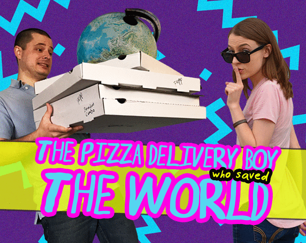Cover image for The Pizza Delivery Boy Who Saved the World