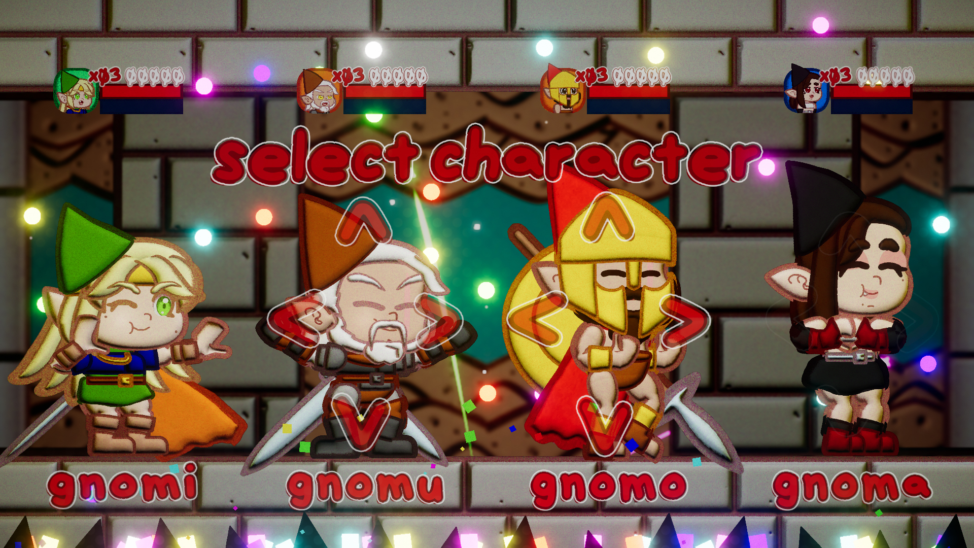 Screenshot 2 for gnome x gnome - dungeon x platformer ultimate challenge
