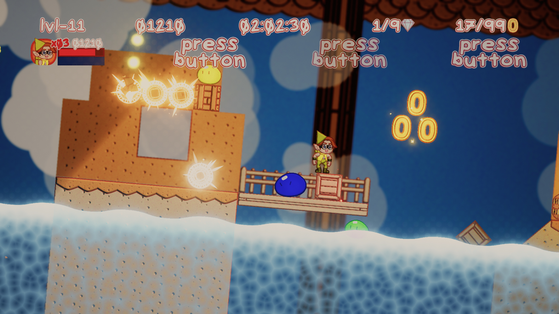 Screenshot 5 for gnome x gnome - dungeon x platformer ultimate challenge