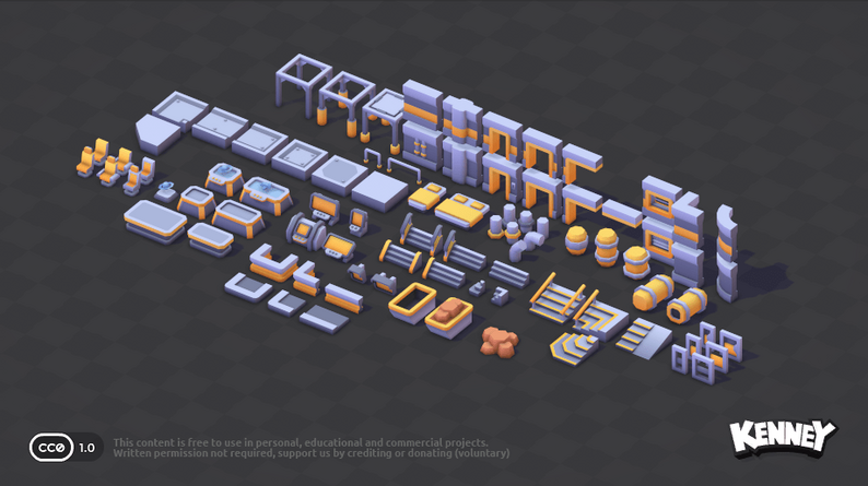 Space Station Kit by Kenney (Assets)