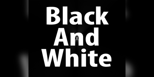 Cover image for Black and White