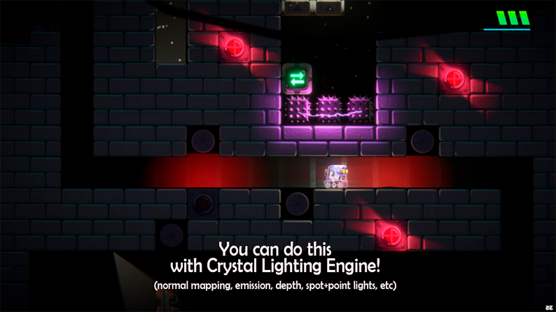 Crystal - 2D Lighting Engine by Foxy Of Jungle