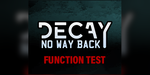 Cover image for Decay: No Way Back (Pre-Alpha 0.1)