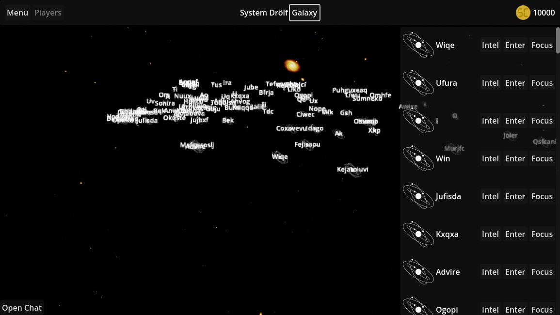 Space Conflicts: Empires - Solar systems