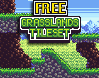 Grassland Top Down Tileset Pixel Art Download 