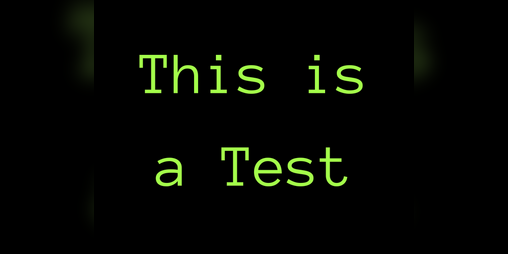 Cover image for This Is A Test