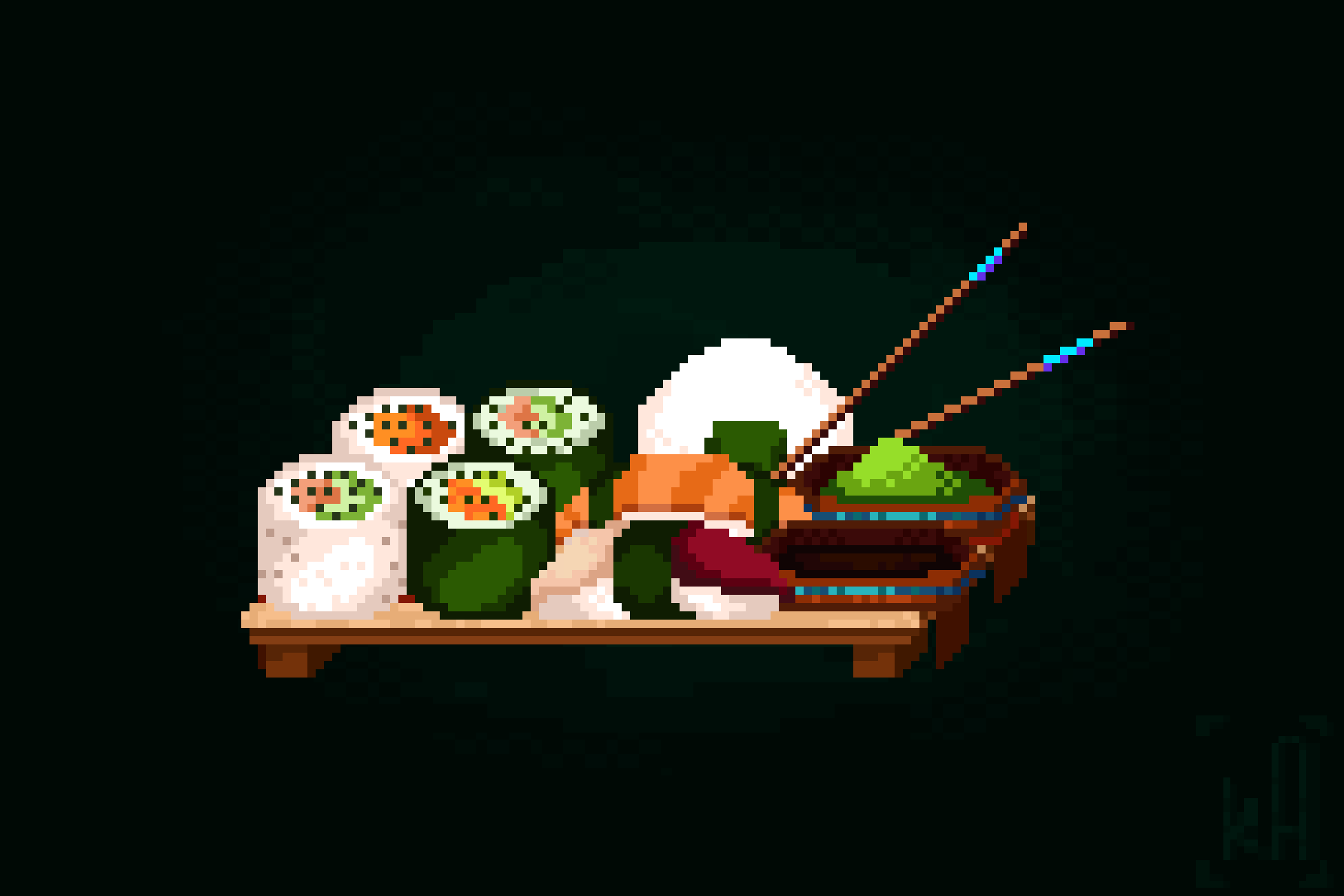 FREE Pixel Art Sushi Pack By Karsiori