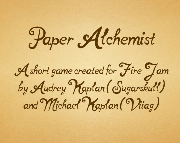 Cover image for Paper Alchemist