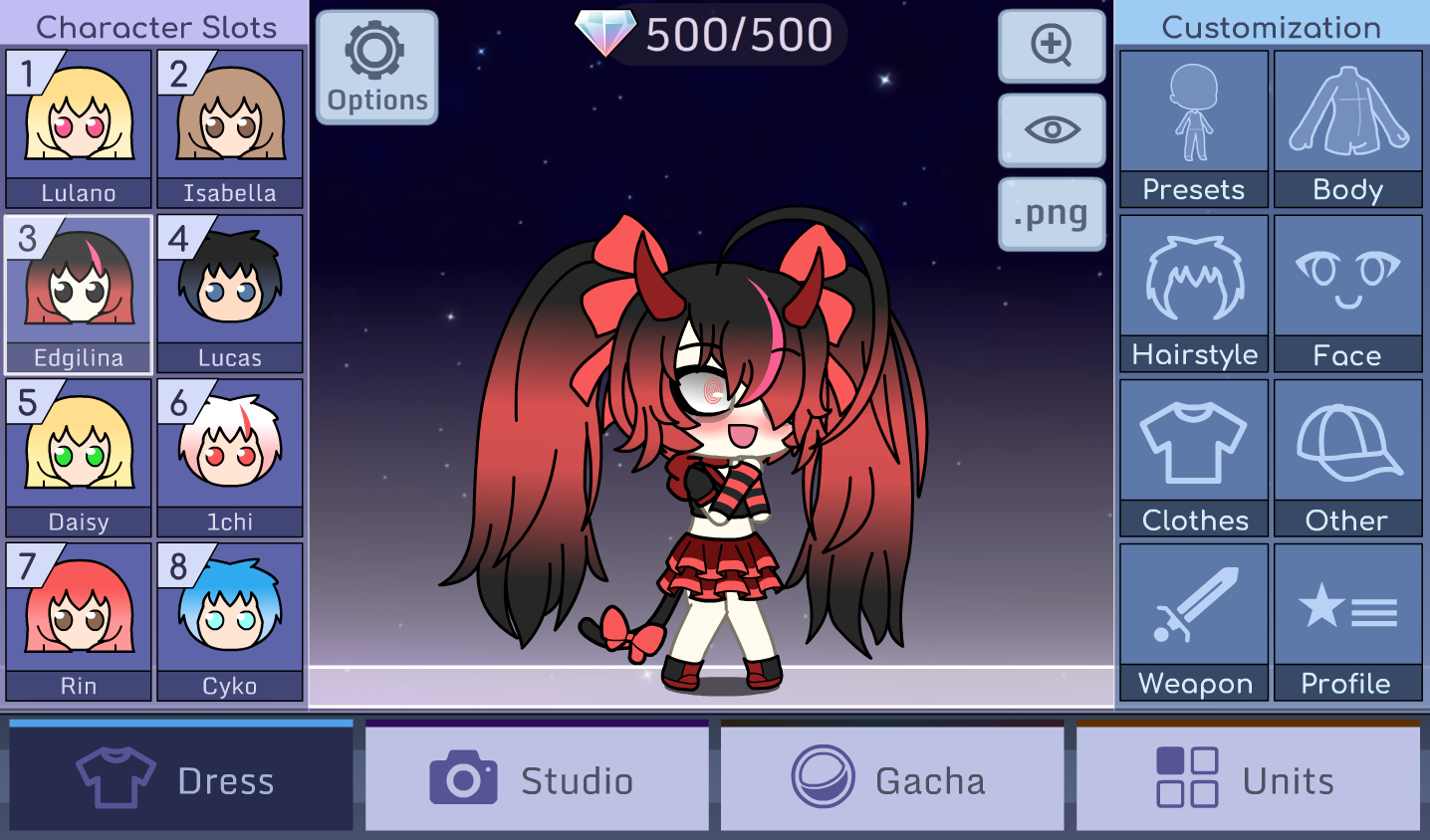 Gachaverse dress up sale