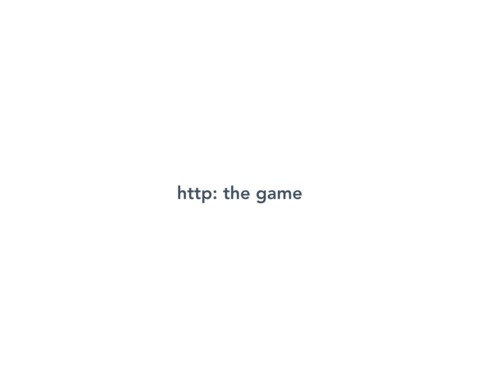 Cover image for http: the game