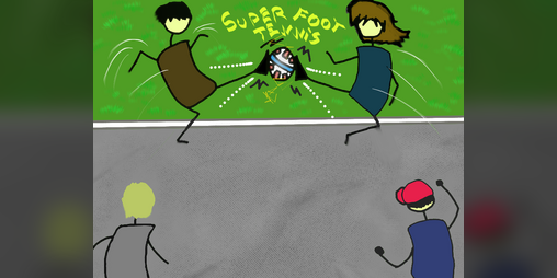 Cover image for Super Foot Tennis