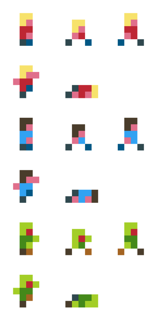 FREE 8 BIT MAN SPRITES by FreakyDAYZ