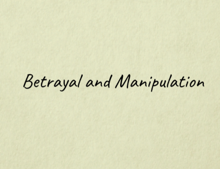 Cover image for Betrayal and Manipulation