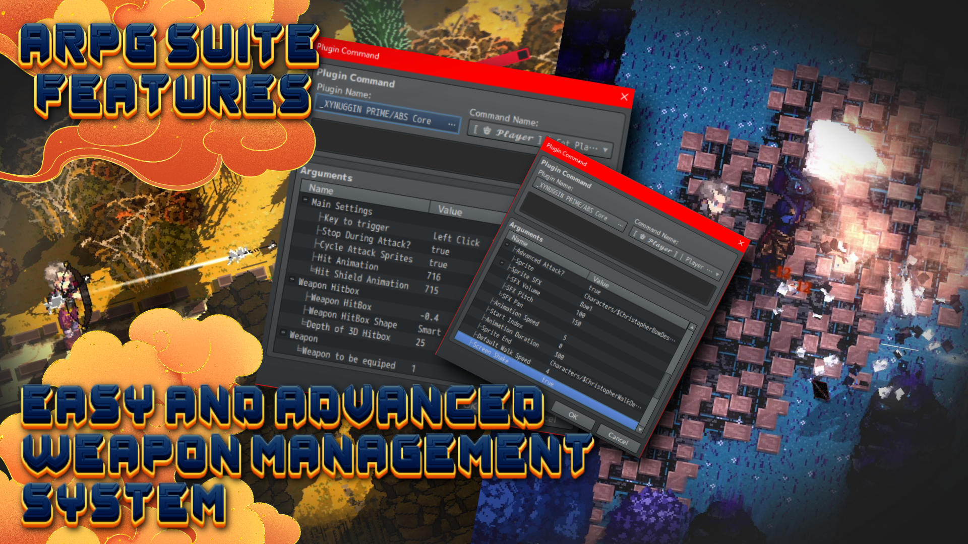 Action Battle System Plugin RPG Maker MZ by KUBATAIGA Dynamics