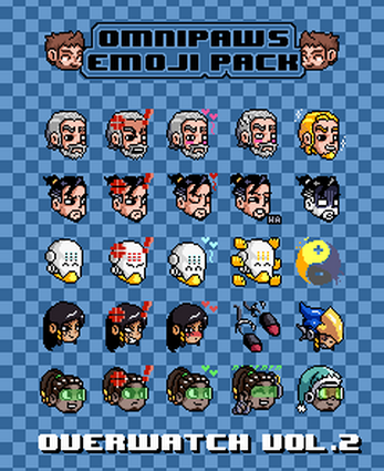 Overwatch Pixel Emojis By Omniboy