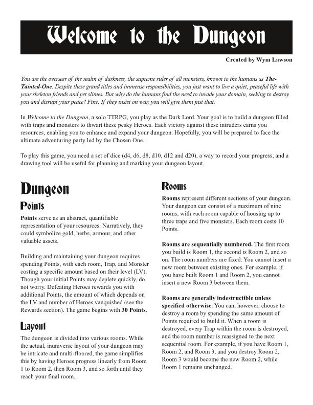 Screenshot 2 for Welcome to the Dungeon