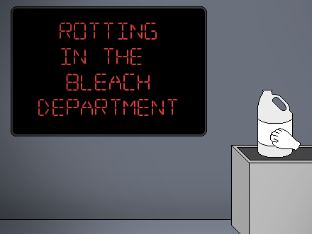 Cover image for Rotting in the Bleach Department