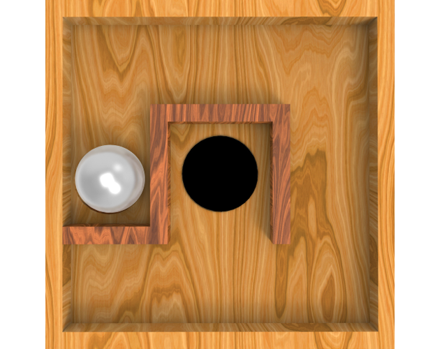 Roll Balls into a Hole