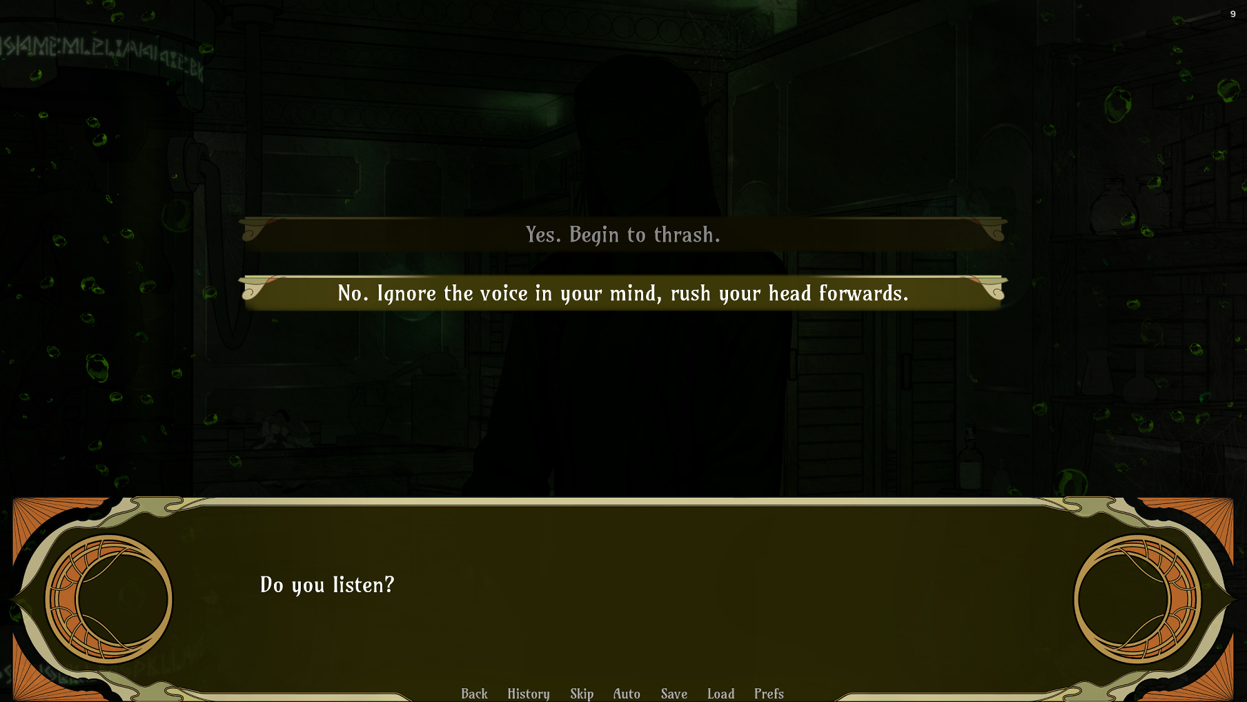 Screenshot 2 for Carpathian Skies (a visual novel)