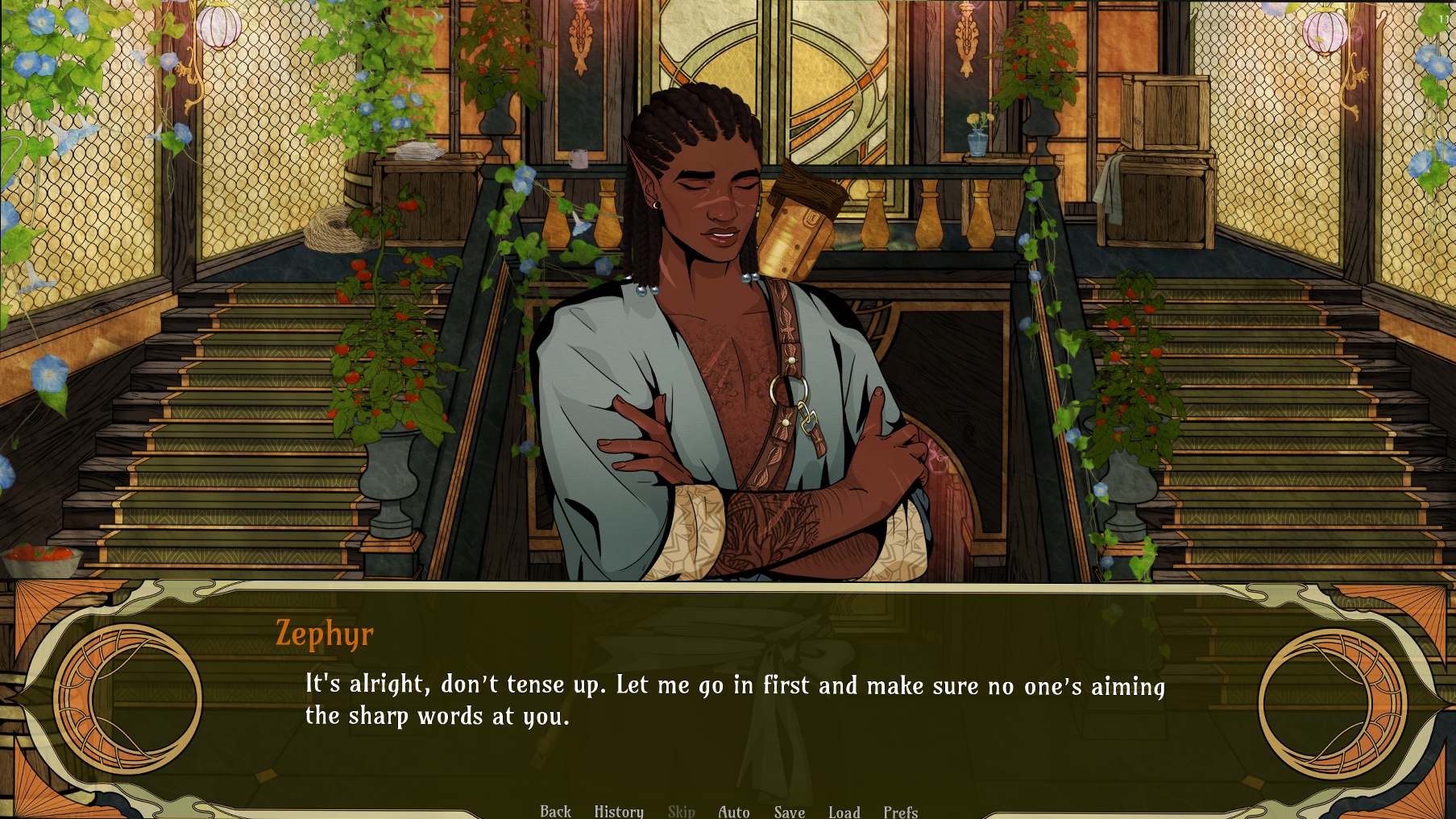 Screenshot 5 for Carpathian Skies (a visual novel)