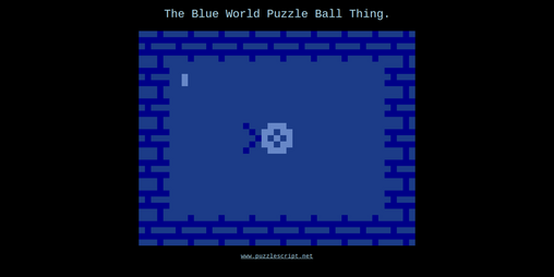 Cover image for The Blue World Puzzle Ball Thing.