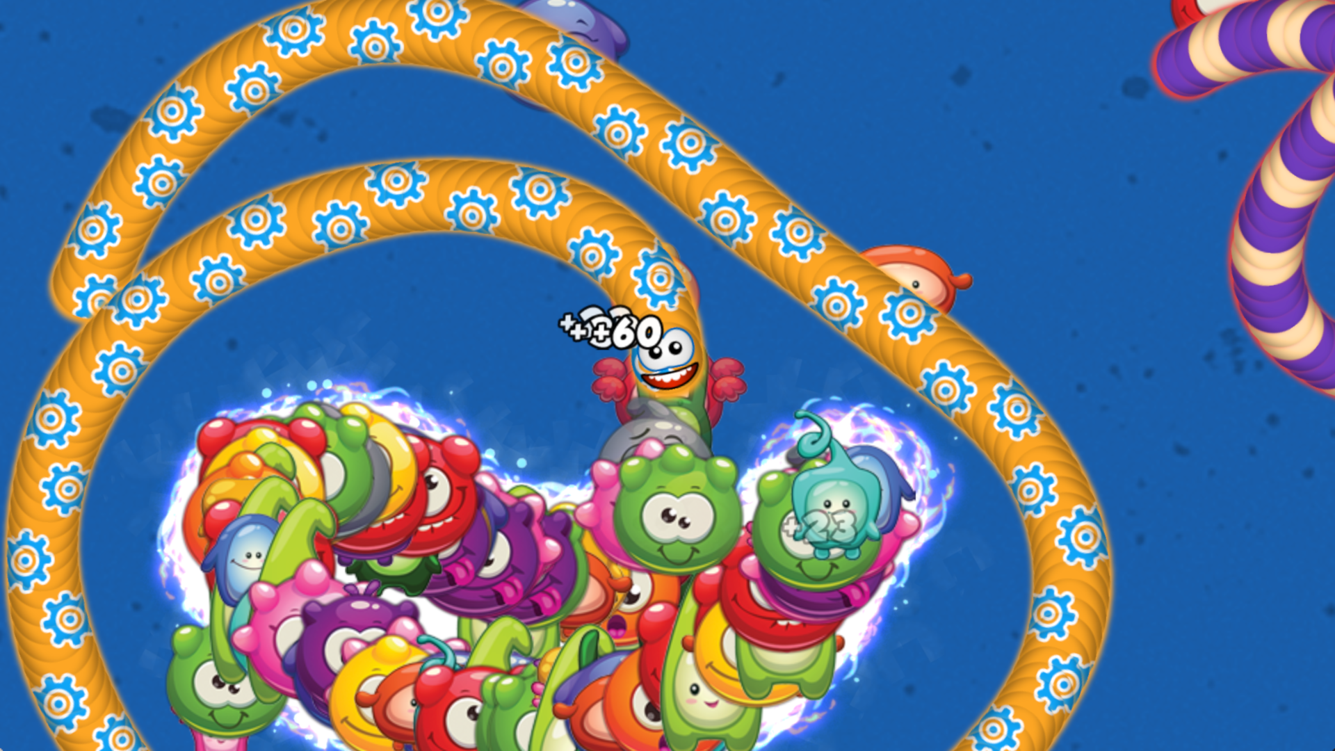 Worms Zone a Slithery Snake - Free online games on !