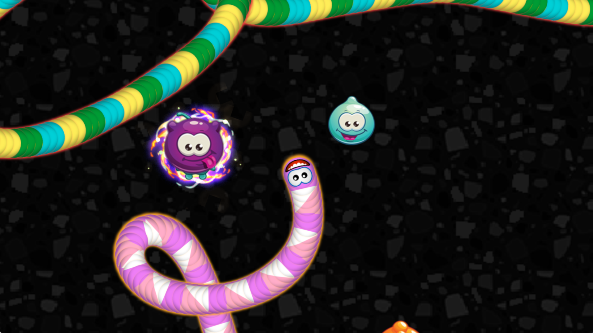 Worms Zone A Slithery Snake 🕹️ Play Now on GamePix