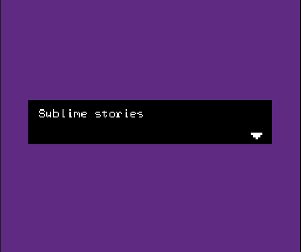 Sublime stories by Laureste for The Sublime (Bitsy Jam) - itch.io