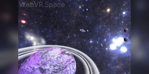 Cover image for WebVR Demo - Virtual Reality Space Exploration