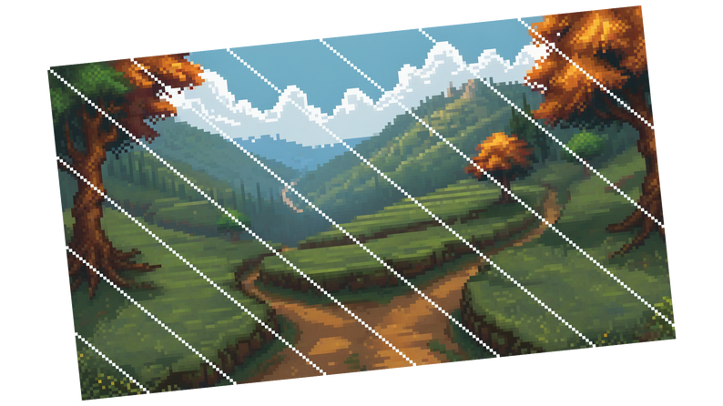 10 Landscape Backgrounds Assets - Pixelart / Pixel Art Asset Pack by InKing