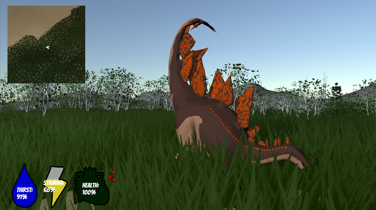 Screenshot 3 for Dinofurie | The Dinosaur's Battle Royale