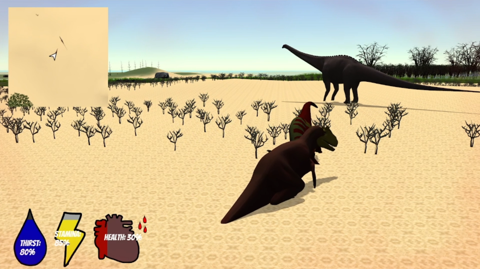 Screenshot 4 for Dinofurie | The Dinosaur's Battle Royale