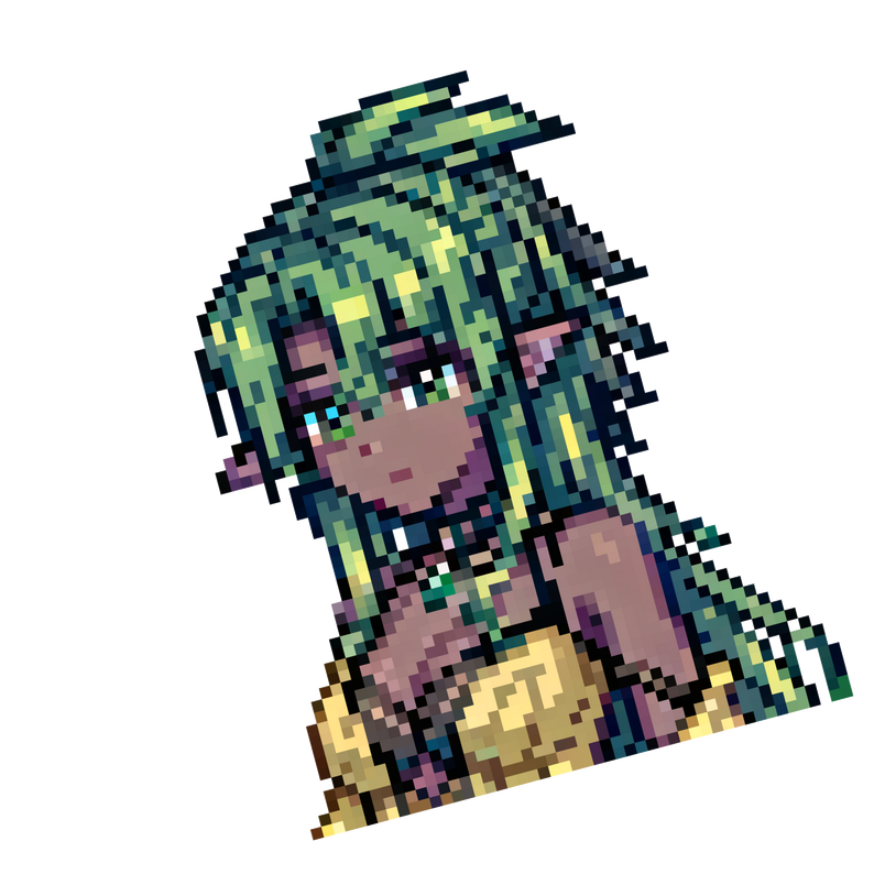 20 Female Dark Elf Portrait Assets - Pixelart / Pixel Art Asset Pack by ...