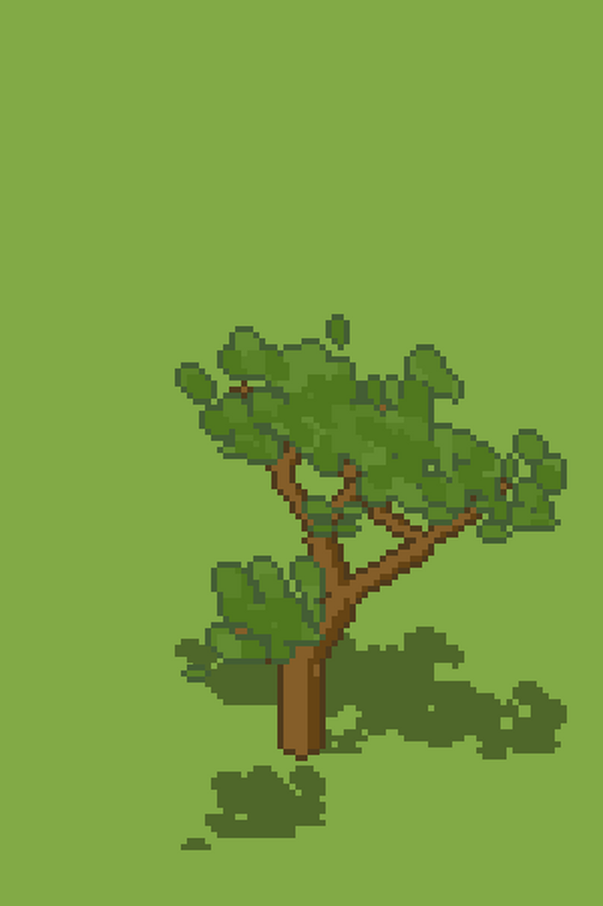 Procedural Pixel Art Tree Generator by 4b3c