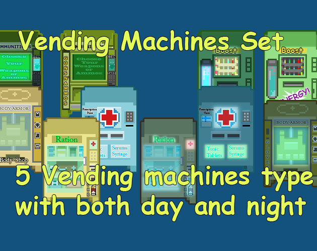 Zombie/War Vending Machines by Cubenom