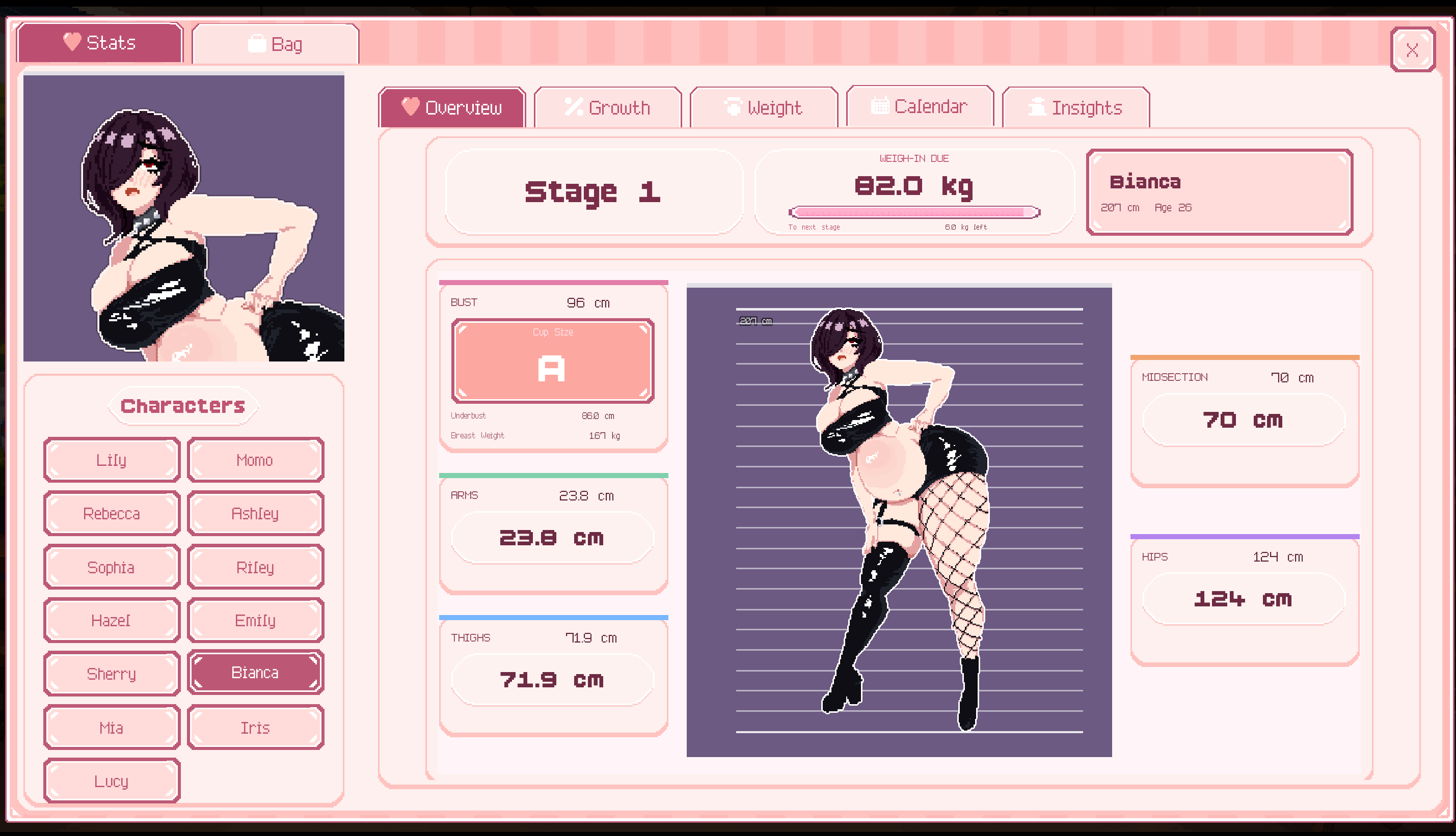 Screenshot 8 for Indulgences: A Weight Gain Dating Sim (Version 0.9 Public Release)