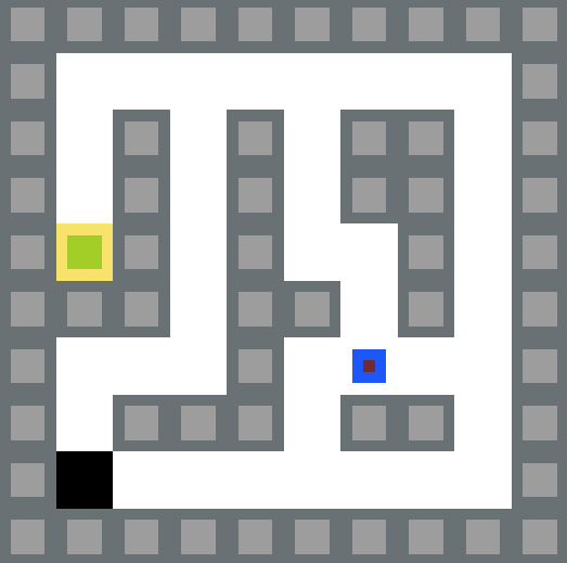 Cover image for Fatigued square maze