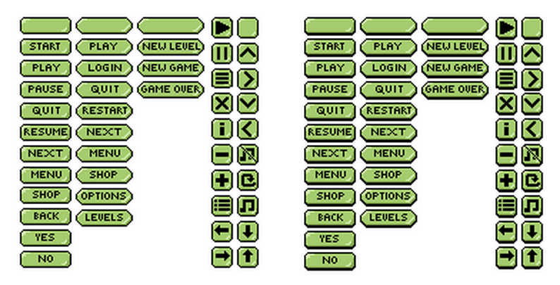 Tutorial Button Pixel Art PIXEL ART BUTTONS by tam1tami