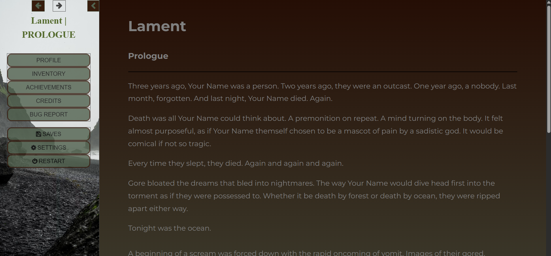 Screenshot 3 for Lament Prologue