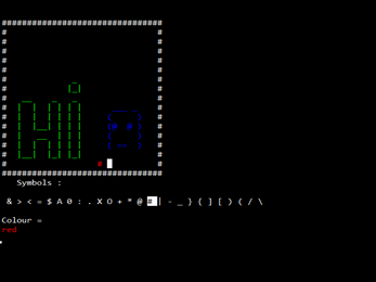 ASCII ART DRAWER by Gabriel - S