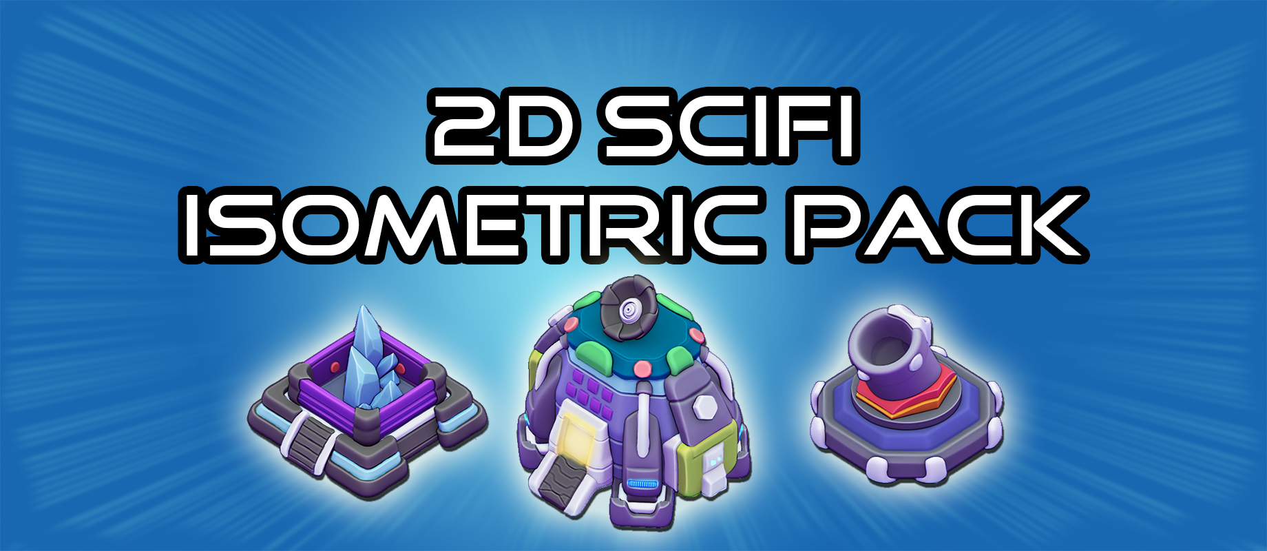 2D Sci-Fi Isometric Pack