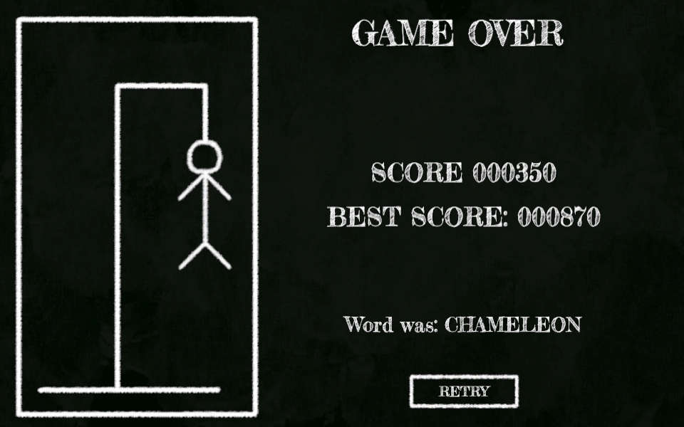 Screenshot 3 for HANGMAN