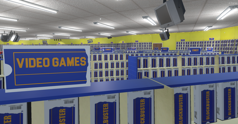 Blockbusters Rental Building BLOCKBUSTER Video Rental Store 1999 by theKINGofSTAL
