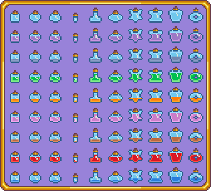 Sain's Potions Pack [16x16 Pixel Art Icons] by SainguinPixels