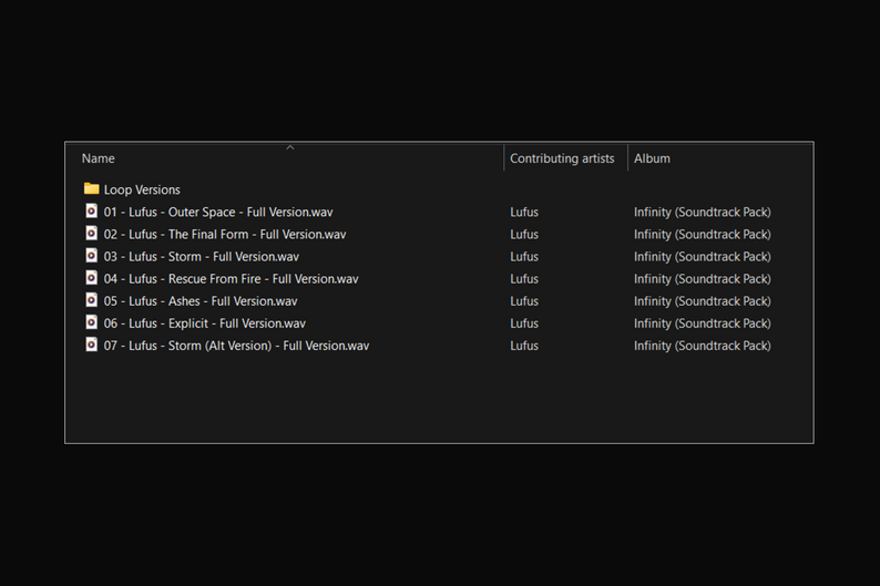 Infinity Sci Fi Game Music Pack Electronic Sci Fi Hybrid By Lufus