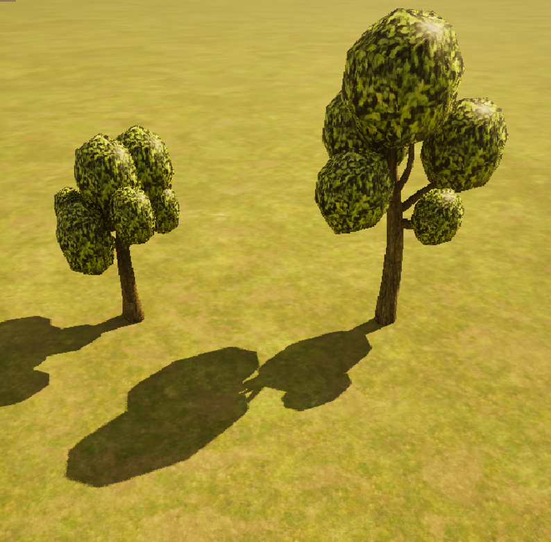 Ply File Tree Low Poly Retro Trees by VoidFlare Studio