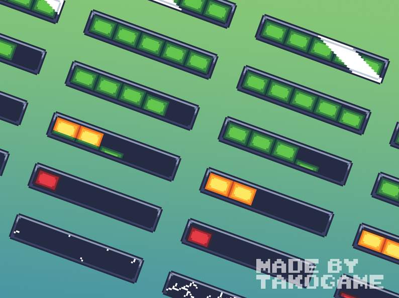 Animated Buttons & Bars by takogame