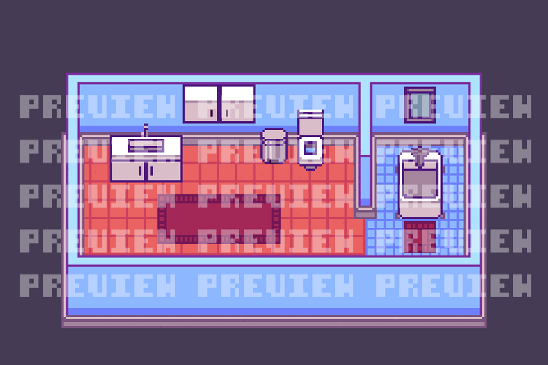 Plastic Interiors Pixel Art Tileset Pack 16 X 16 By Ferd Plastic interiors pixel art tileset pack 16 x 16 by ferd