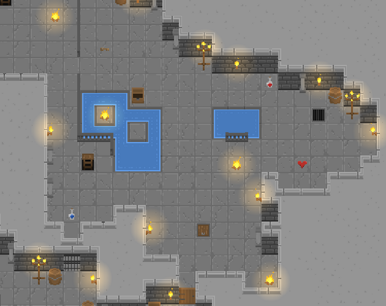 Dungeon - Pixel 16x16 Top Down Tileset by lexyshmexy
